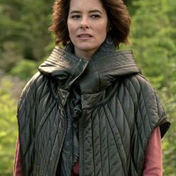 Lost In Space Parker Posey Black Dr. Smith Leather Jacket