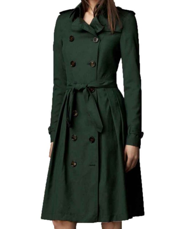 Mission Impossible 5 Rogue Nation Cotton Ilsa Faust Trench Coat