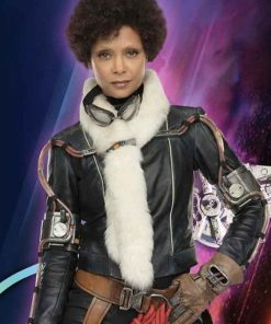 Solo: A Star Wars Story Thandie Newton Leather Val Black Jacket