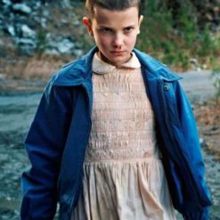 Millie Bobby Brown TV Series Stranger Things Blue Cotton  Eleven Jacket