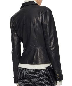 Riverdale Alice Cooper Black Leather Blazer