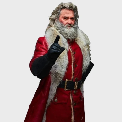 Christmas Chronicles Santa Claus Shearling Fur Coat
