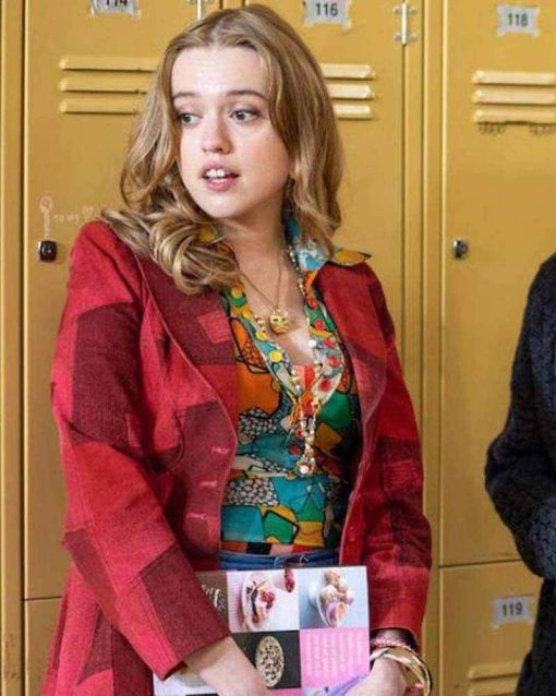 Sex Education S02 Aimee Gibbs Red Blazer Jacket