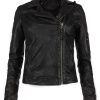 Doctor Who Amy Pond black Leather jacket