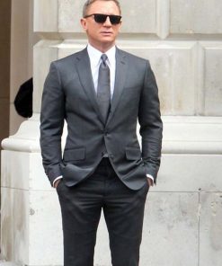 James Bond Spectre Grey Pinstripe Suit