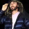 Jared Leto Blue Dr. Michael Morbius Puffer Jacket with Hood