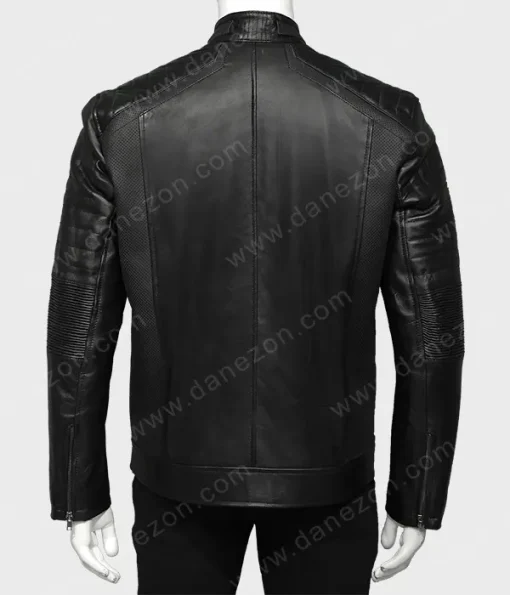 black leather jacket for men