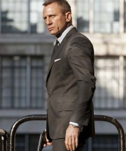Daniel Craig Charcoal Grey Skyfall Suit