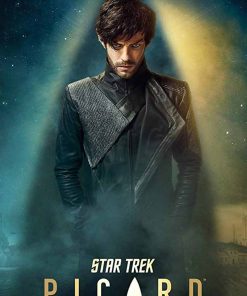 Harry Treadaway Star Trek Picard Narek Leather Black Jacket