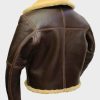 WW2 RAF Sheepskin Brown Leather Jacket