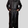 Rutger Hauer Black Leather Blade Runner 1982 Roy Batty Coat