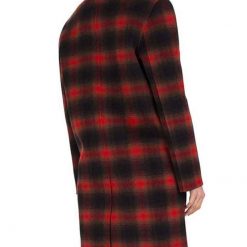 Cobie Smulders Plaid Wool Coat