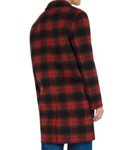 Cobie Smulders Plaid Wool Coat