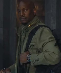 Fast Furious 9 Tyrese Gibson Green Cotton Jacket