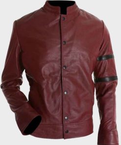 Fast and Furious 6 Vin Diesel Leather Dominic Toretto Maroon Jacket