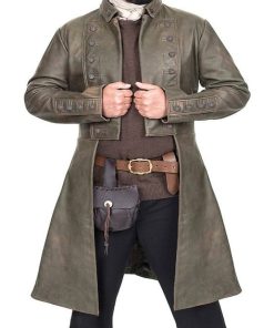 Sam Heughan Outlander Brown Coat