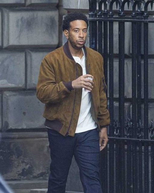 Fast and Furious 9 Ludacris Brown Tej Parker Suede Leather Jacket