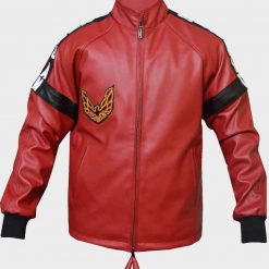 Burt Reynolds Red Bomber Leather Smokey And The Bandit Jacket