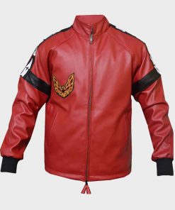 Burt Reynolds Red Bomber Leather Smokey And The Bandit Jacket