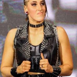 WWE Rhea Ripley Leather Vest