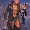 WWE Leather Michael Gregory Mizanin Trench Coat with Studs