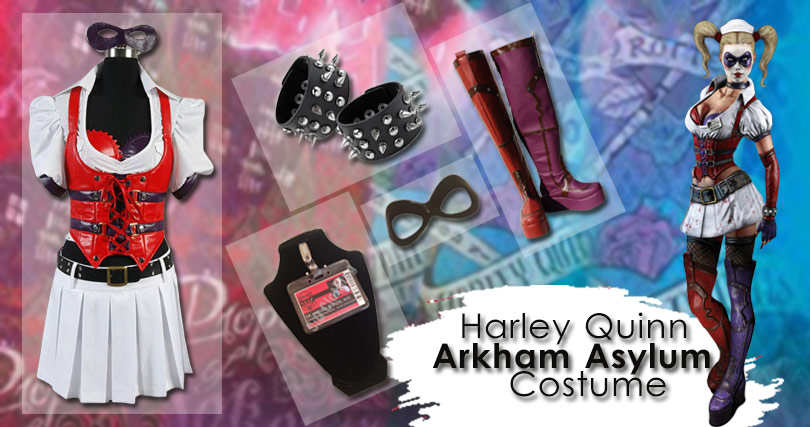 Harley Quinn Arkham Asylum Costume