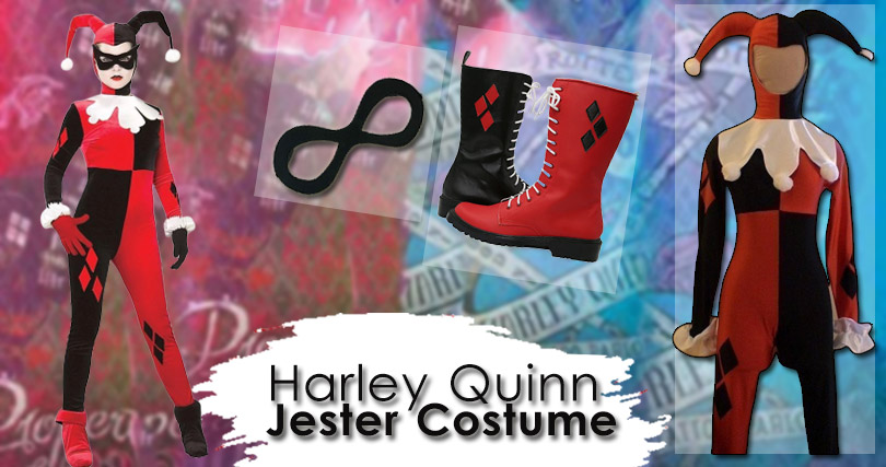 Harley Quinn Jester Costume