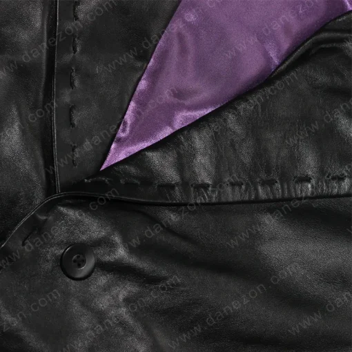 High Fidelity Robyn Rob Brooks Leather Coat