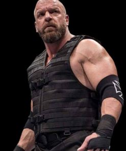WWE The Shield Triple H Leather Vest