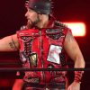 AEW Leather Lance Archer Red Vest With Spikes