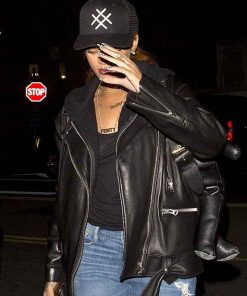 Rihanna Motorcycle Jacket