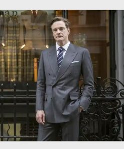 Kingsman Harry Hart Grey Charcoal Suit