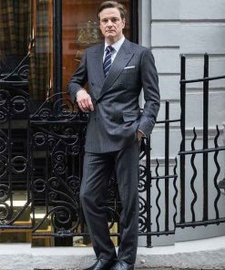 Kingsman The Secret Service Colin Firth Grey Harry Hart Suit