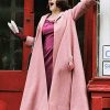 The Marvelous Mrs Maisel Rachel Brosnahan Miriam Maisel Pink Coat