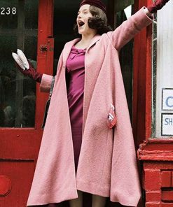 The Marvelous Mrs Maisel Rachel Brosnahan Miriam Maisel Pink Coat
