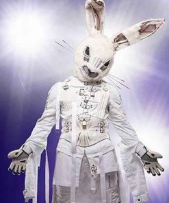 The Masked Singer White Cotton Rabbit Joey Fatone Jacket