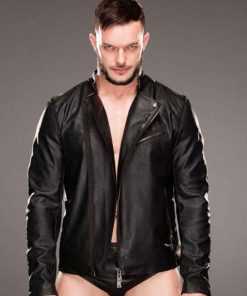 WWE Wrestler Superstar Leather Finn Balor Black Jacket