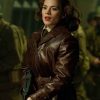 Captain America Hayley Atwell Peggy Carter Leather Jacket