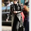 Kendall Jenner Leather Coat
