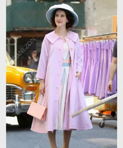 The Marvelous Mrs. Maisel Pink Cotton Coat