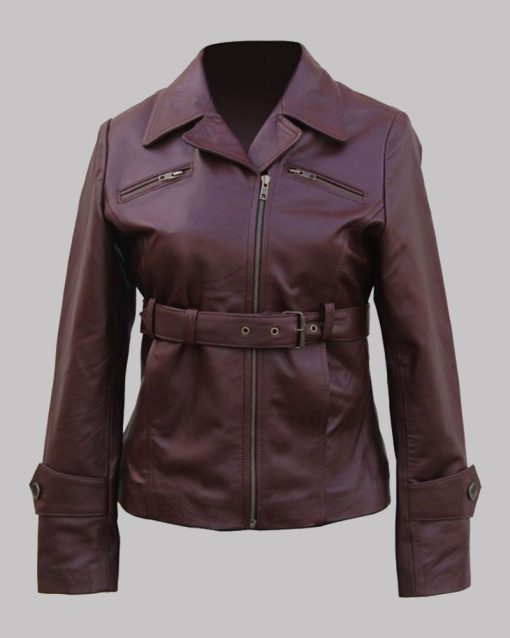 Captain America Peggy Carter Brown Leather Jacket