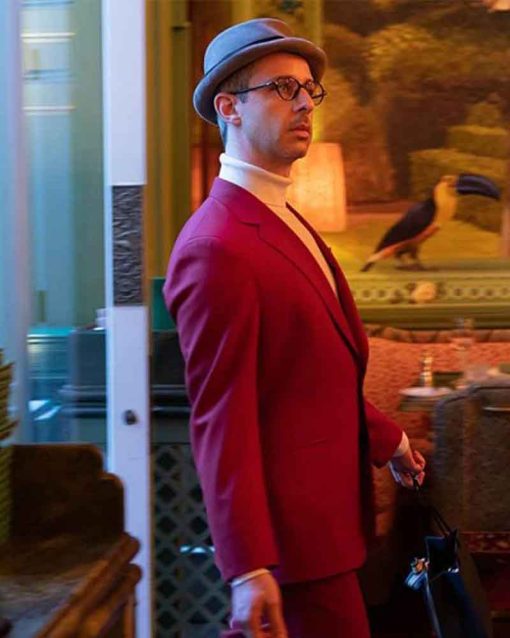 The Gentlemen Jeremy Strong Red Matthew Suit