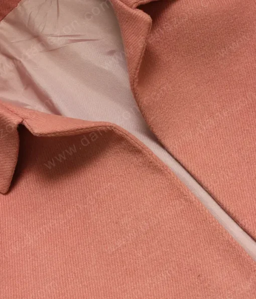 The Marvelous Mrs. Maisel Rachel Brosnahan 2022 Pink Wool Jacket