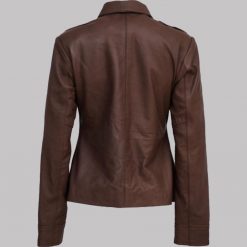 Chloe Price Brown Leather Jacket