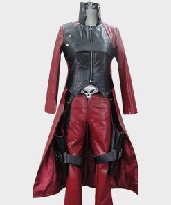 Video Game Devil May Cry 2 Trench Dante Leather Coat