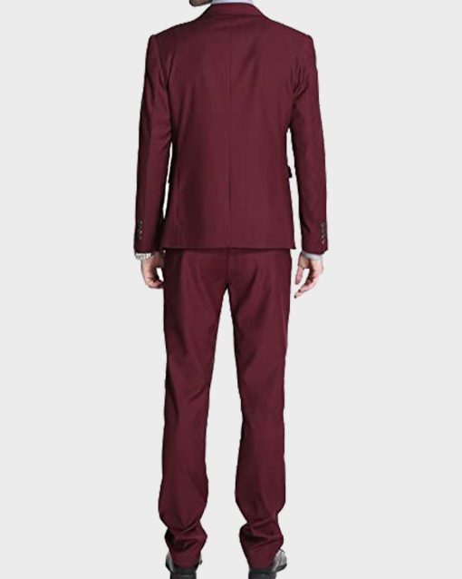 Wedding Maroon Suit for Mens