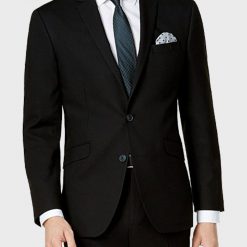 Gentleman Style Black Two Buttons Suit for Mens