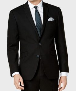 Gentleman Style Black Two Buttons Suit for Mens