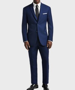 Gentlemen Style Mens Classic Blue Suit