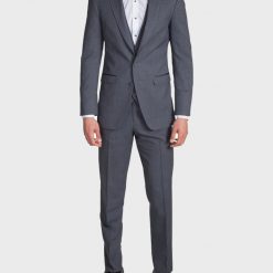 The Gentleman Notch Lapel Grey Suit